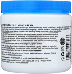 JASON: Gentle Basics Night Cream, 15 oz