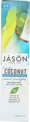 JASON: Toothpaste Simply Coconut Refreshing Fluoride-Free, 4.2 oz