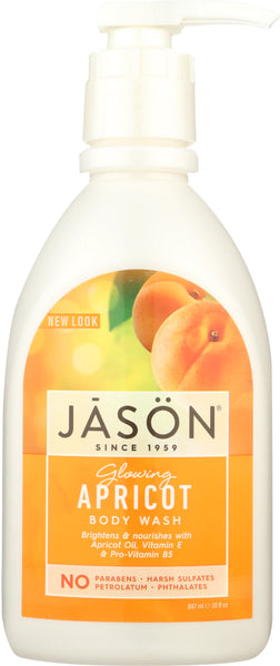 JASON: Body Wash Glowing Apricot, 30 oz