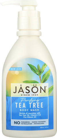 JASON: Body Wash Purifying Tea Tree, 30 oz