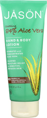 JASON: Hand & Body Lotion Soothing 84% Aloe Vera, 8 oz