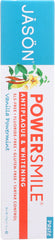 JASON: Toothpaste Powersmile Vanilla Mint. 6 oz