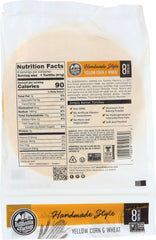 LA TORTILLA FACTORY: Hand Made Yellow Corn Tortillas, 11.57 oz