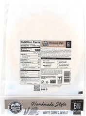 LA TORTILLA FACTORY: Handmade Style Tortillas White Corn And Wheat Grande 15.24 Oz