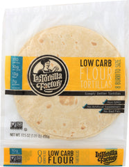 LA TORTILLA FACTORY: Low Carb Flour Tortillas 17.5 Oz