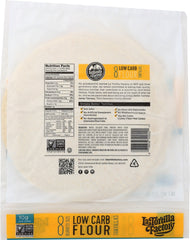 LA TORTILLA FACTORY: Low Carb Flour Tortillas 17.5 Oz