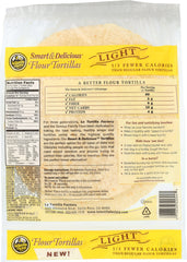 LA TORTILLA FACTORY: Light Flour Tortillas 11 Oz