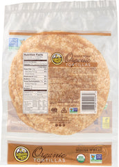 LA TORTILLA FACTORY: Whole Wheat Organic Tortillas, 7.62 oz