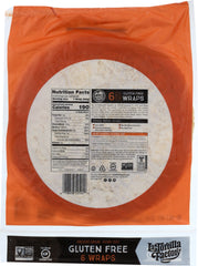 LA TORTILLA FACTORY: Tortilla Wraps Gluten Wheat Free Ivory Teff, 13.96 oz