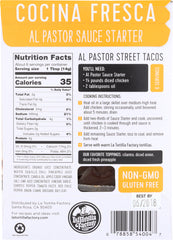 LA TORTILLA FACTORY: Cooking Sauce Al Pastor, 3 oz