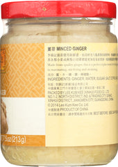 LEE KUM KEE: Minced Ginger, 7.5 oz