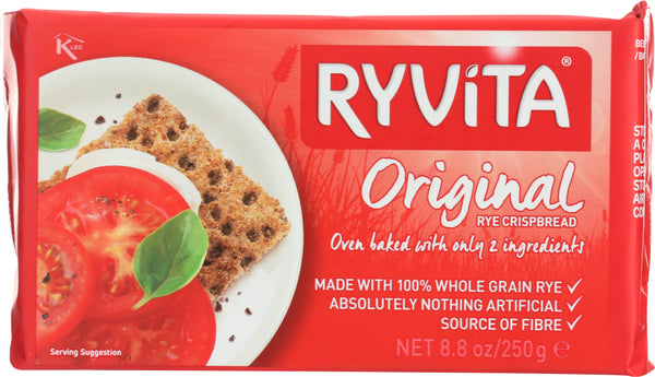 RYVITA: Wholegrain Crispbread Dark Rye, 8.8 oz