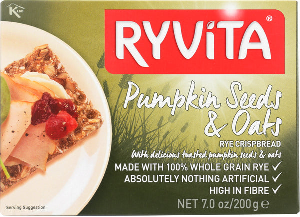 RYVITA: Pumpkin Seeds & Oats Crispbread, 7 oz