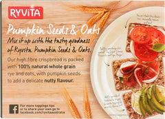 RYVITA: Pumpkin Seeds & Oats Crispbread, 7 oz