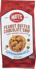 MATTS COOKIES: Cookies Chocolate Peanut Butter, 14 oz