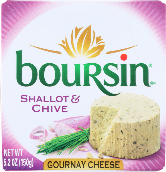 BOURSIN: Shallot & Chive Gournay Cheese, 5.2 oz