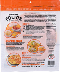 FOLIOS: Cheddar Cheese Wraps, 6 oz