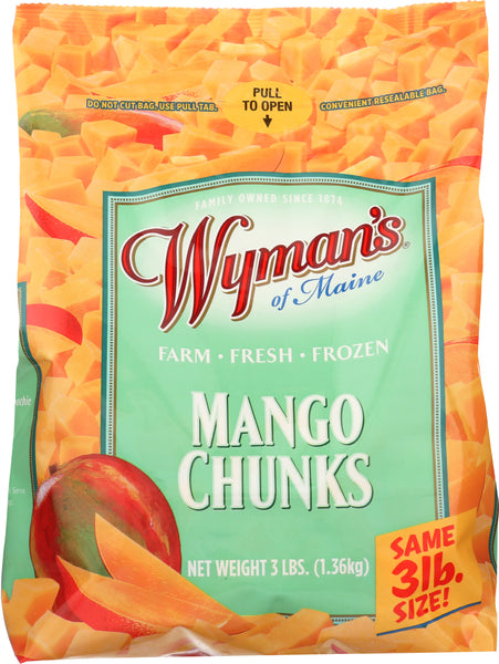 WYMANS: Mango Chunks, 3 lb