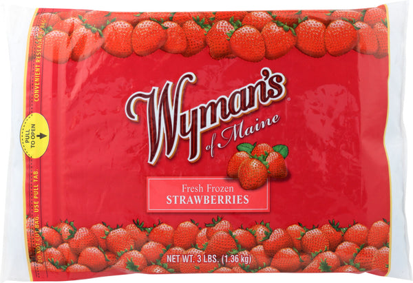 WYMANS: Fresh Frozen Strawberries, 3 lb