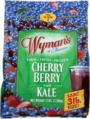 WYMAN'S: Strawberries, Blueberries & Cherries With Kale, 3 lbs