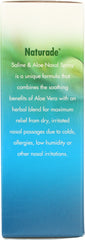 NATURADE: Nasal Spray Saline and Aloe, 1.5 oz