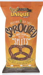 UNIQUE: Sprouted Whole Grain Splits Pretzels, 8 oz