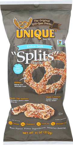 UNIQUE: Extra Salt Split Pretzels, 11 oz