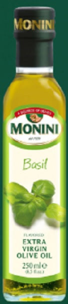 MONINI: Extra Virgin Olive Oil Basil Flavor, 6.8 oz