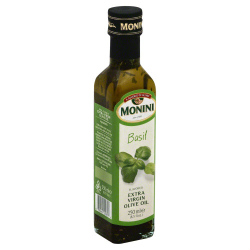 MONINI: Extra Virgin Olive Oil Basil, 8.5 oz
