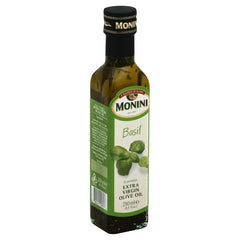 MONINI: Extra Virgin Olive Oil Basil, 8.5 oz