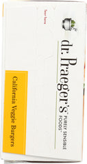 DR. PRAEGER'S: California Veggie Burgers, 10 oz