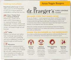 DR PRAEGER: Asian Veggie Burger, 10 oz