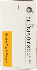 DR PRAEGER: Bombay Veggie Burgers, 10 oz