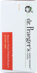 DR PRAEGER: Spinach Potato Pollock Burger, 10 oz