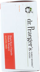 DR PRAEGER: Black Bean Chipotle Pollock Burger, 10 oz