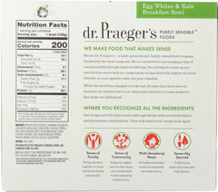 DR PRAEGER: Egg Whites & Kale Breakfast Bowl, 7 oz