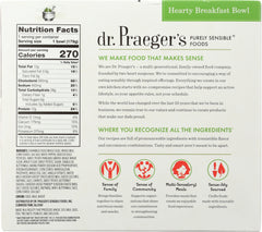DR PRAEGER: Hearty Breakfast Bowl, 6.3 oz