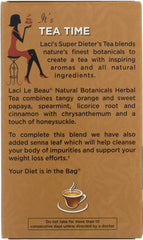 LACI LE BEAU: Super Dieter's Tea Cinnamon Spice 30 Tea Bags, 2.63 Oz