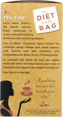 LACI LE BEAU: Super Dieter's Tea Cinnamon Spice, 60 bg