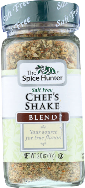 SPICE HUNTER: Salt Free Chef's Shake Blend, 2 oz