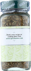 THE SPICE HUNTER: 100% Organic Basil, 0.3 oz