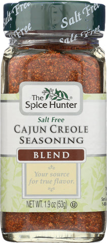 THE SPICE HUNTER: Salt Free Cajun Creole Seasoning Blend, 1.9 oz