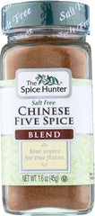 THE SPICE HUNTER: Salt Free Chinese Five Spice Blend, 1.6 oz