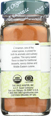 THE SPICE HUNTER: Organic Ground Cinnamon, 1.7 oz