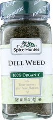 THE SPICE HUNTER: 100% Organic Dill Weed, 0.5 oz