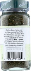 THE SPICE HUNTER: 100% Organic Dill Weed, 0.5 oz