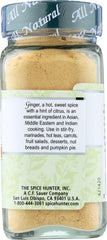 THE SPICE HUNTER: Ginger Chinese Ground, 1.6 oz