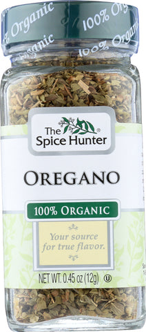 THE SPICE HUNTER: 100% Organic Oregano, 0.45 oz