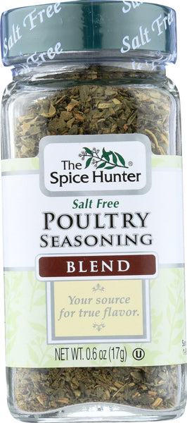 THE SPICE HUNTER: Salt Free Poultry Seasoning Blend, 0.6 oz