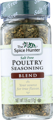 THE SPICE HUNTER: Salt Free Poultry Seasoning Blend, 0.6 oz